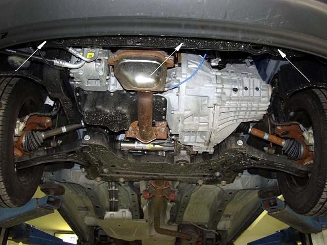 Ocelový kryt olejové vany pro Ford Transit Connect 2002 - 2012, všechny motory