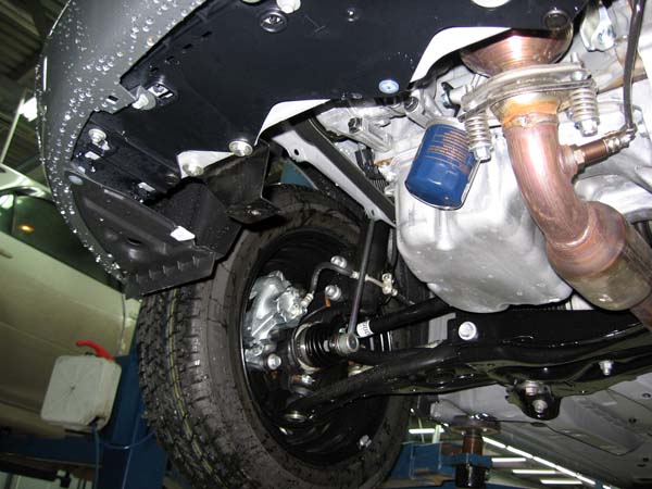 Ocelový kryt olejové vany pro Toyota Yaris - diesel 2005 - 2011, diesel