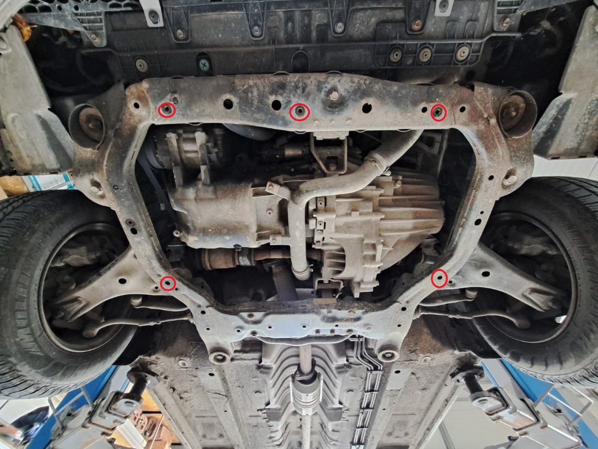 Ocelový kryt olejové vany pro Hyundai Verna 2005 - 2010, všechny motory