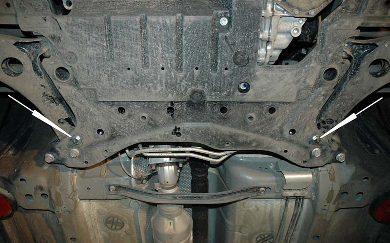 Ocelový kryt olejové vany pro Mitsubishi Outlander 2006 - 2012, všechny motory