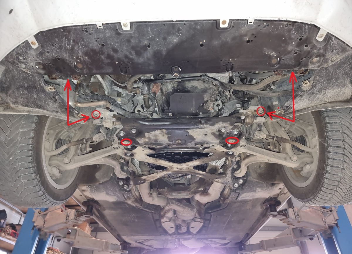 Ocelový kryt olejové vany pro Audi A4 B9 All Road 2015 - 2026, všechny motory