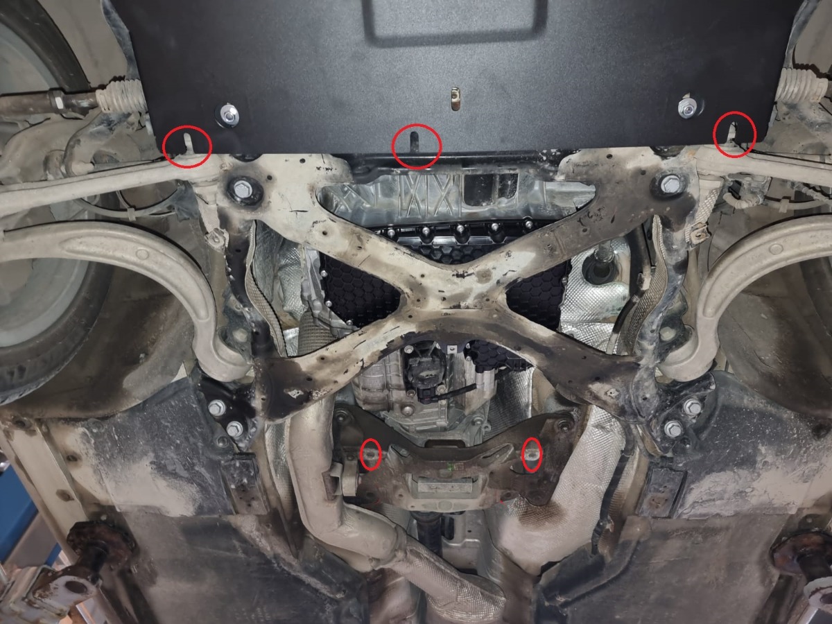 Ocelový kryt převodovky pro Audi A4 B9 All Road 2015 - 2026, všechny motory