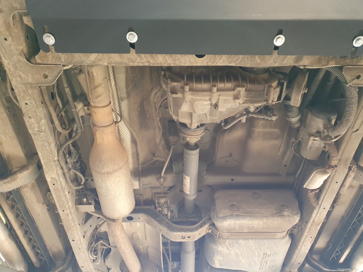 Ocelový kryt převodovky a rozdělovací převodovky pro Mercedes třídy X W470 2017 - 2020, všechny motory