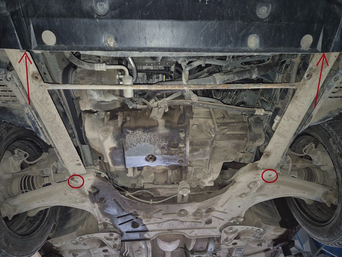 Ocelový kryt olejové vany pro Renault Laguna 2 2001 - 2007, všechny motory