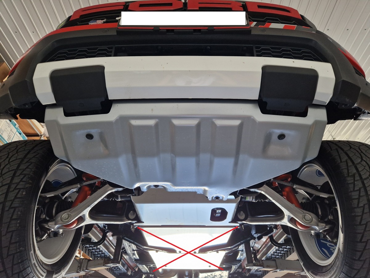 Ocelový kryt olejové vany pro Volkswagen Amarok 2 2022 - 2026, všechny motory