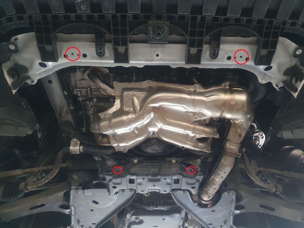 Ocelový kryt olejové vany pro Subaru XV 2018 - 2022, všechny motory