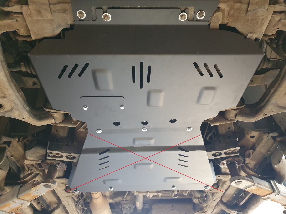 Ocelový kryt olejové vany pro Renault Alaskan 2017 - 2026, všechny motory