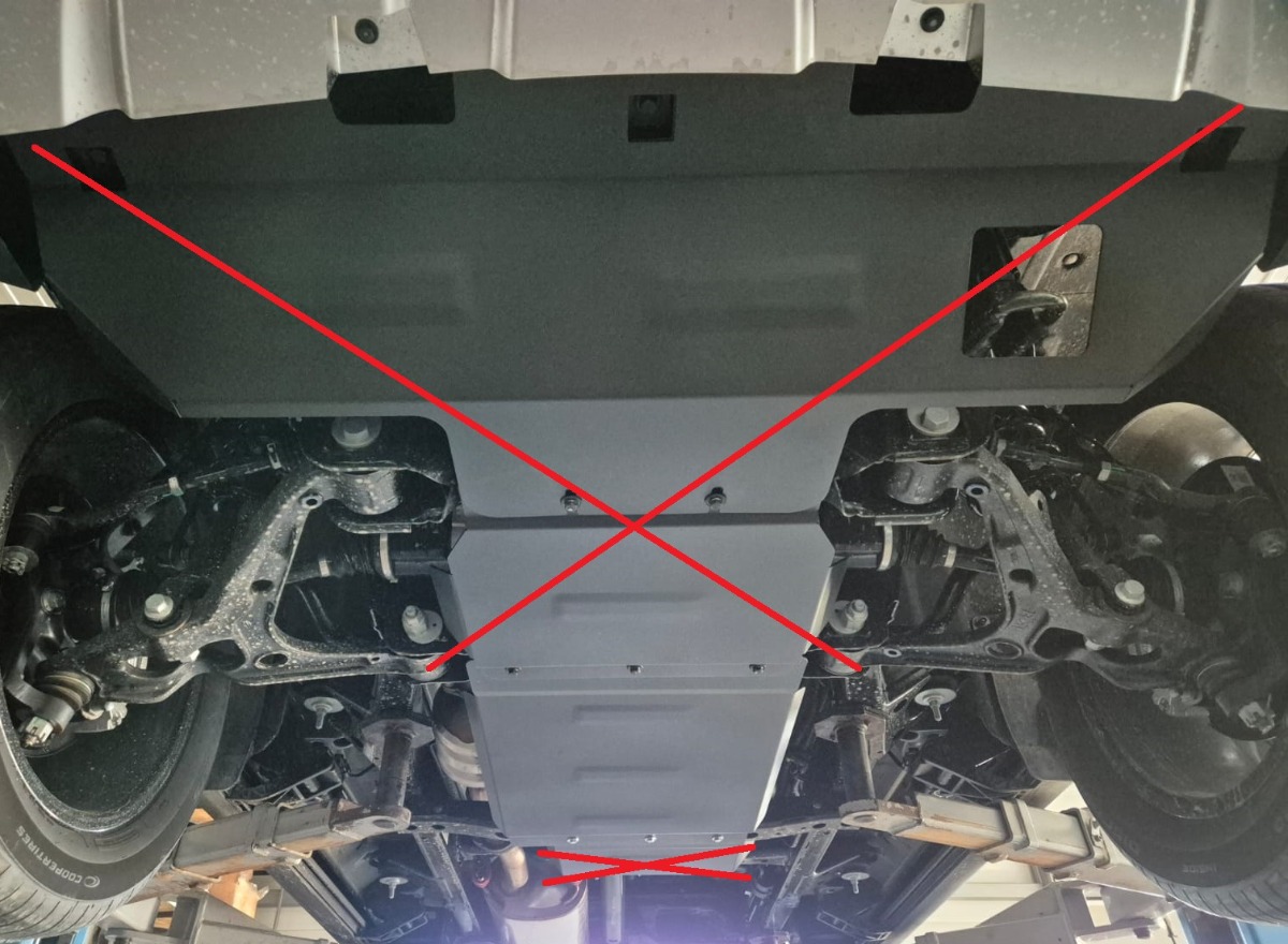 Ocelový kryt převodovky pro Baic Beijing BJ60 2022 - 2026, všechny motory