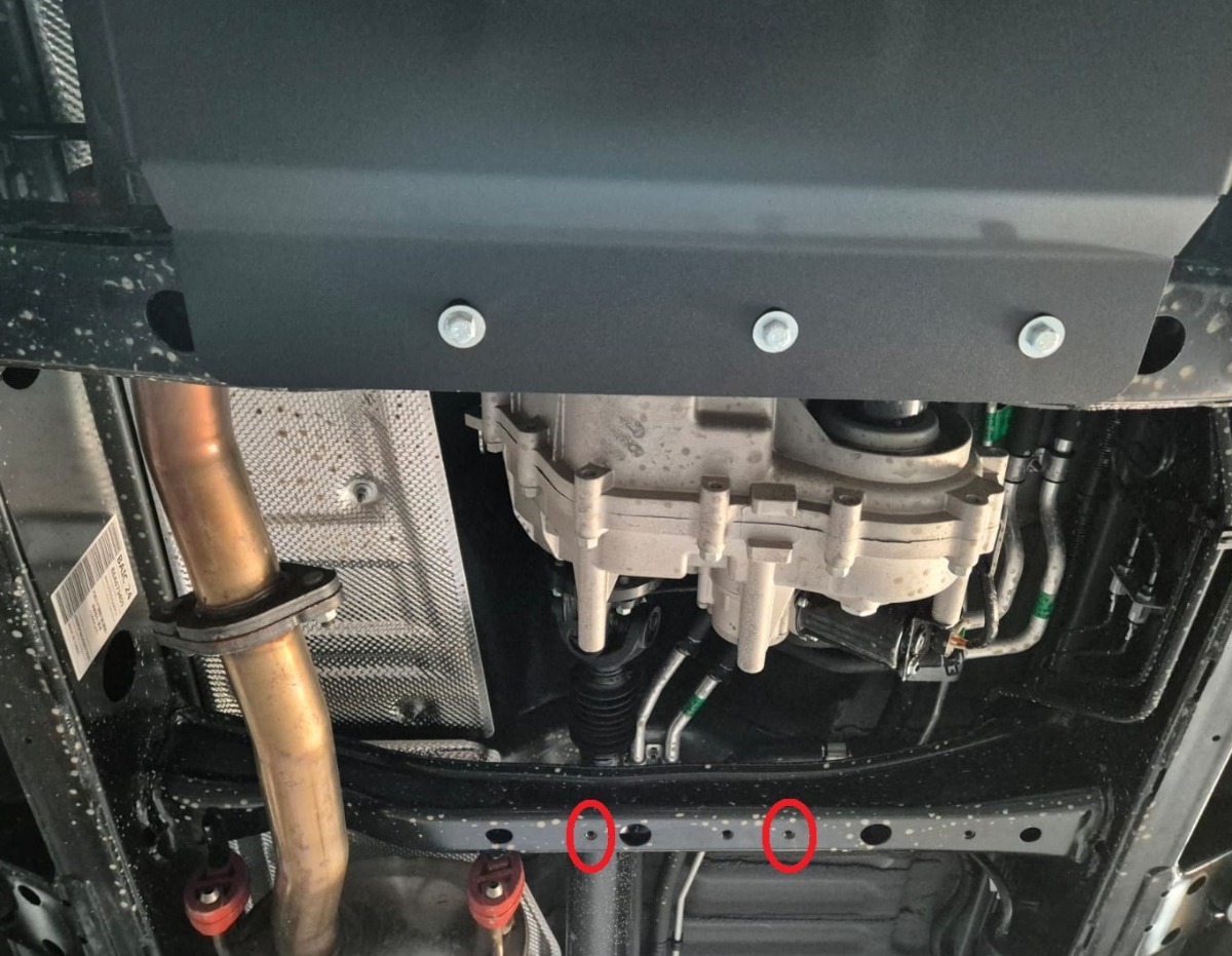 Ocelový kryt rozdělovací převodovky pro Baic Beijing BJ60 2022 - 2026, všechny motory