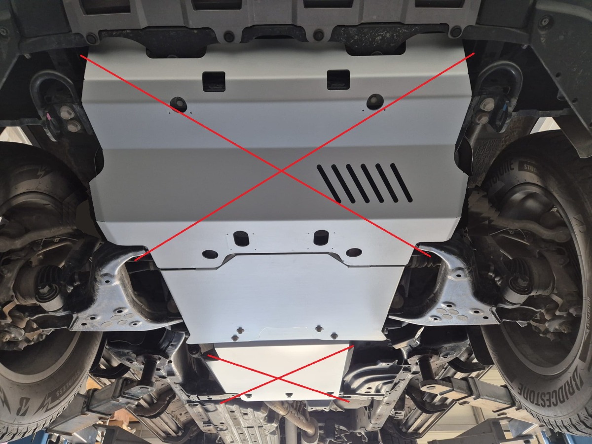 Hliníkový kryt olejové vany pro Toyota Land Cruiser 250 2024 - 2026, Toate