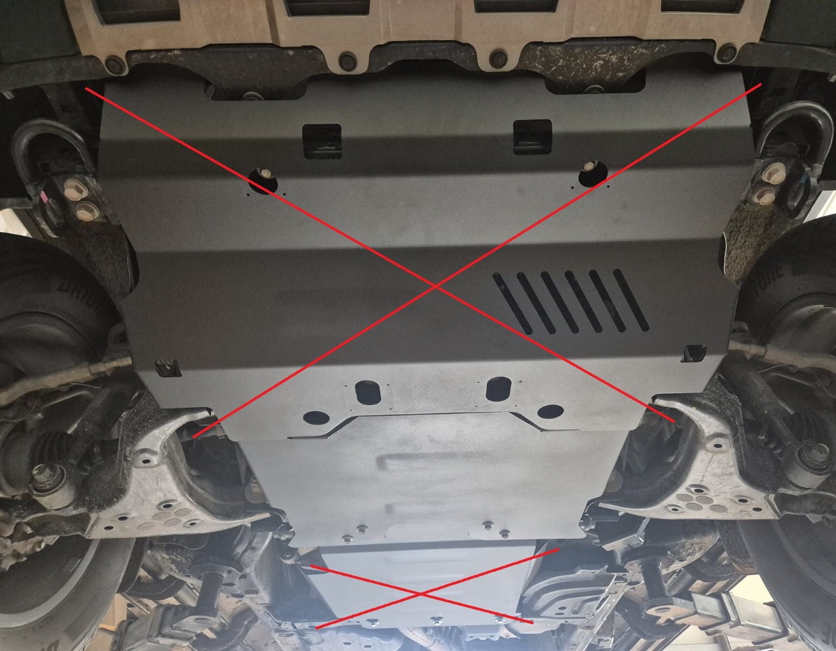 Ocelový kryt olejové vany pro Toyota Land Cruiser 250 2024 - 2026, všechny motory