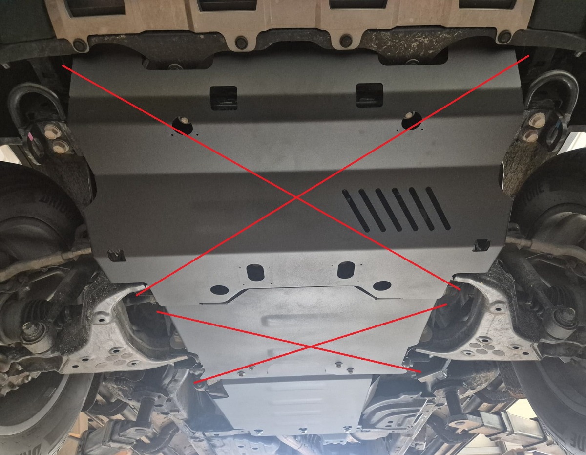 Ocelový kryt převodovky pro Toyota Land Cruiser 250 2024 - 2026, všechny motory