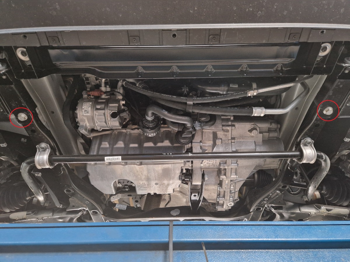 Hliníkový kryt olejové vany pro VW Crafter 2017 - 2026, všechny motory