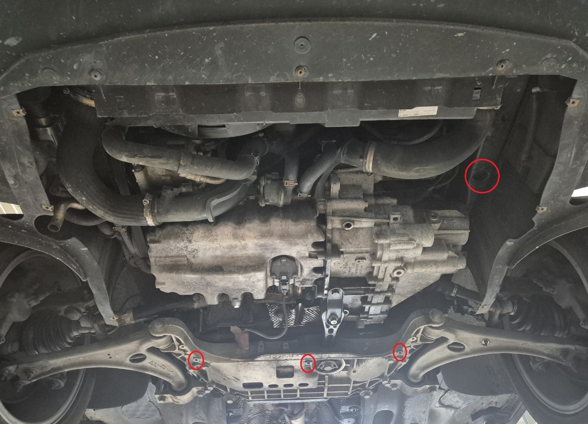 Ocelový kryt olejové vany pro Volkswagen Sharan - Webasto 2010 - 2022, všechny motory