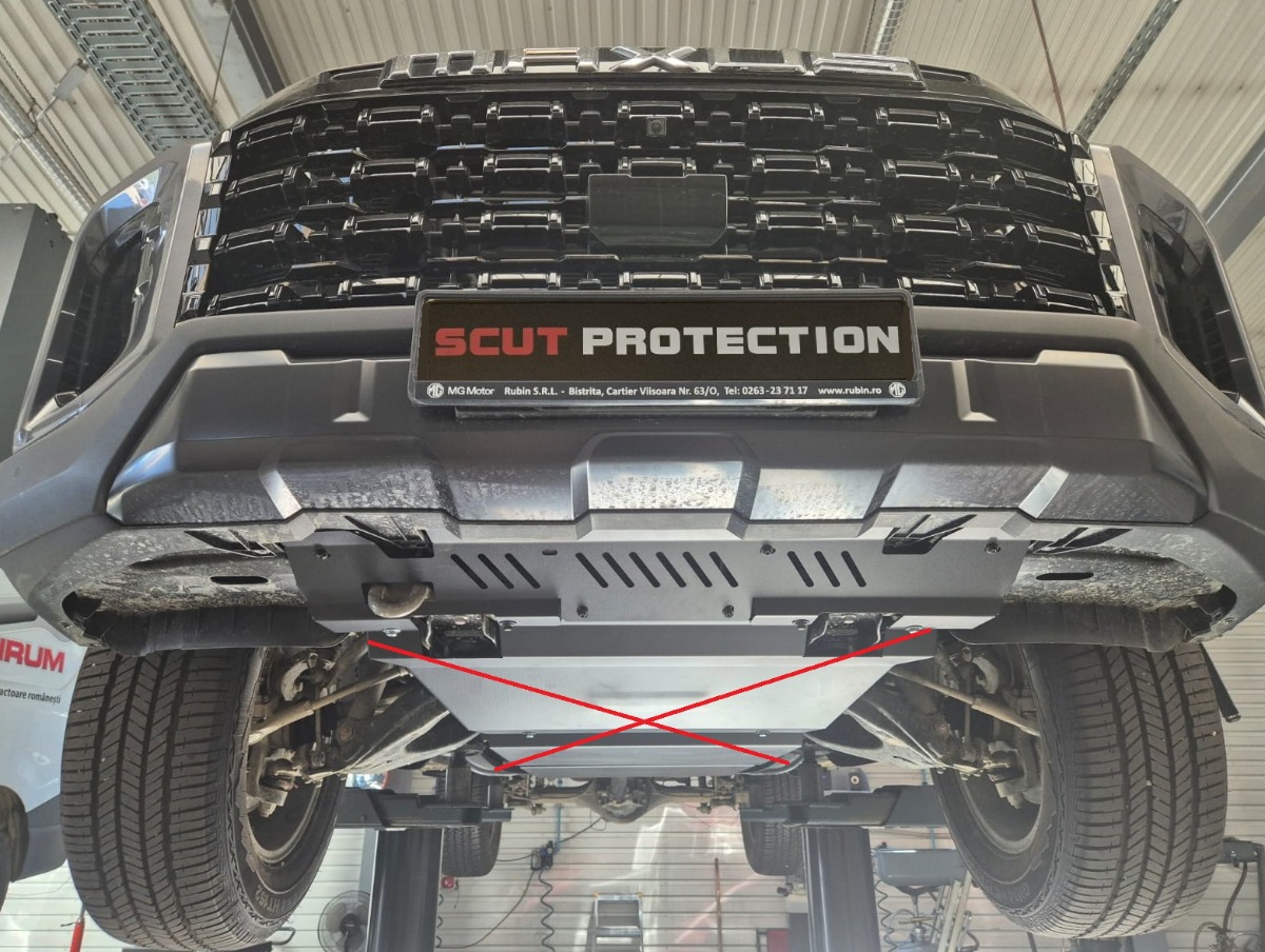 Ocelový kryt rozdělovací převodovky pro Maxus T60 Max 2025 - 2026, všechny motory