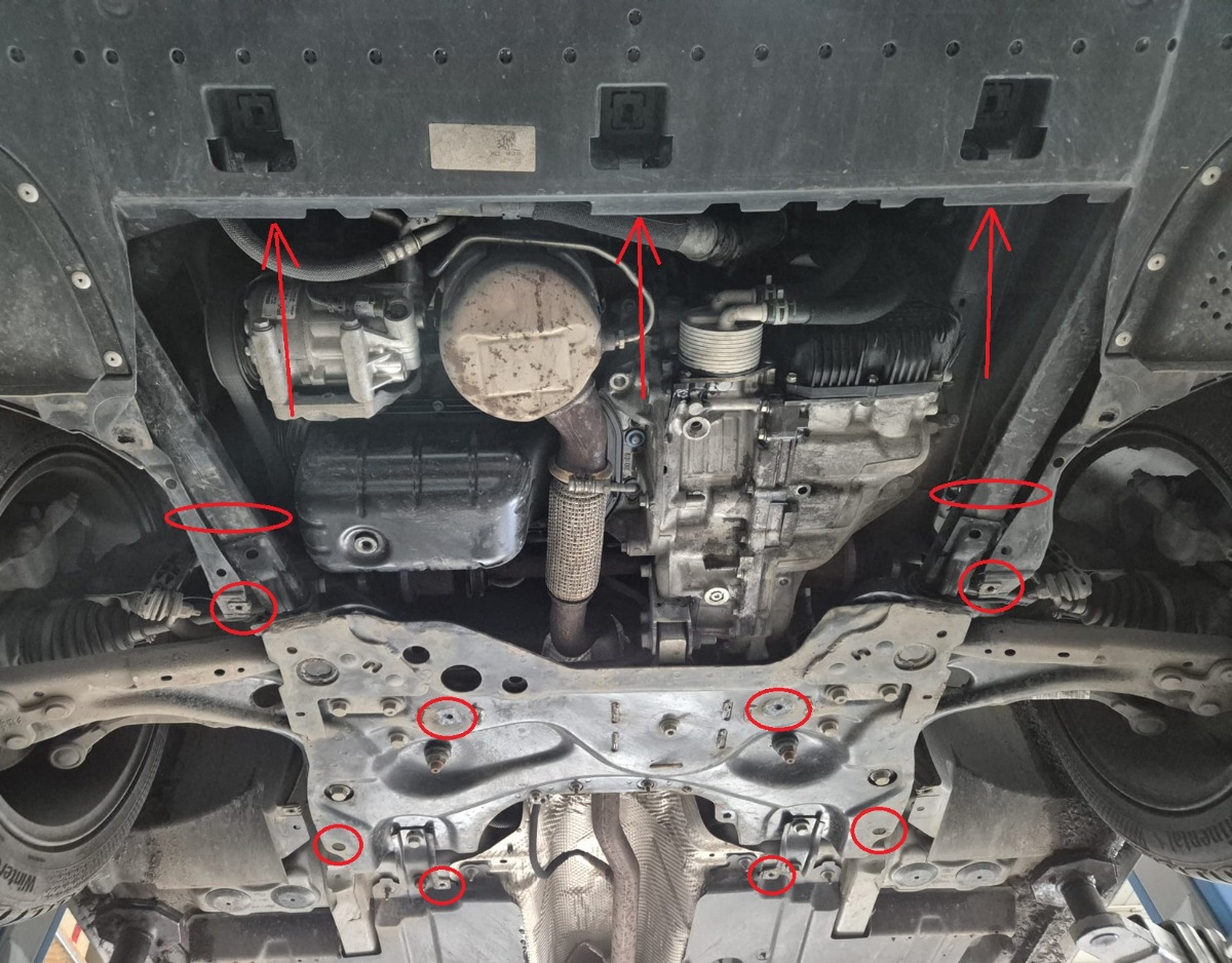 Ocelový kryt olejové vany pro Citroen C4 2013 - 2018, všechny motory