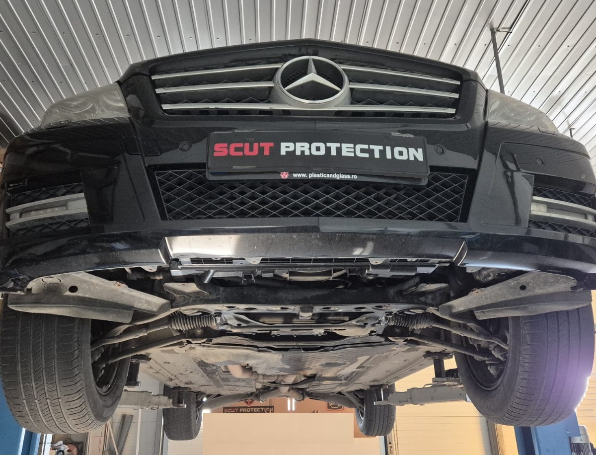 Ocelový kryt olejové vany pro Mercedes GLK X204 2008 - 2026, všechny motory