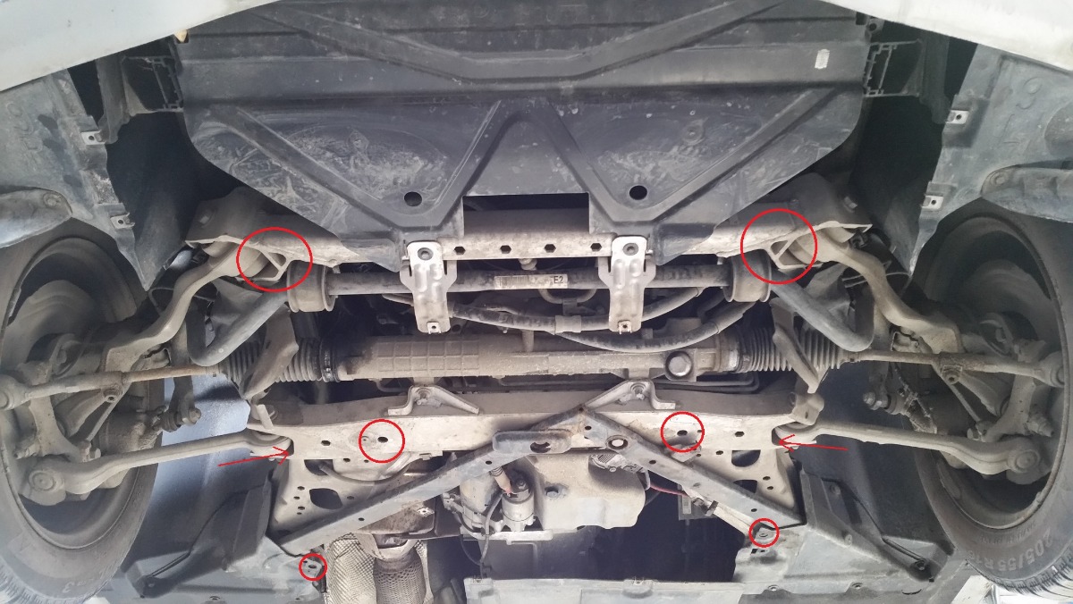 Ocelový kryt olejové vany pro BMW Seria 3 E90/91/92 2004 - 2011, E90; E91; E92
