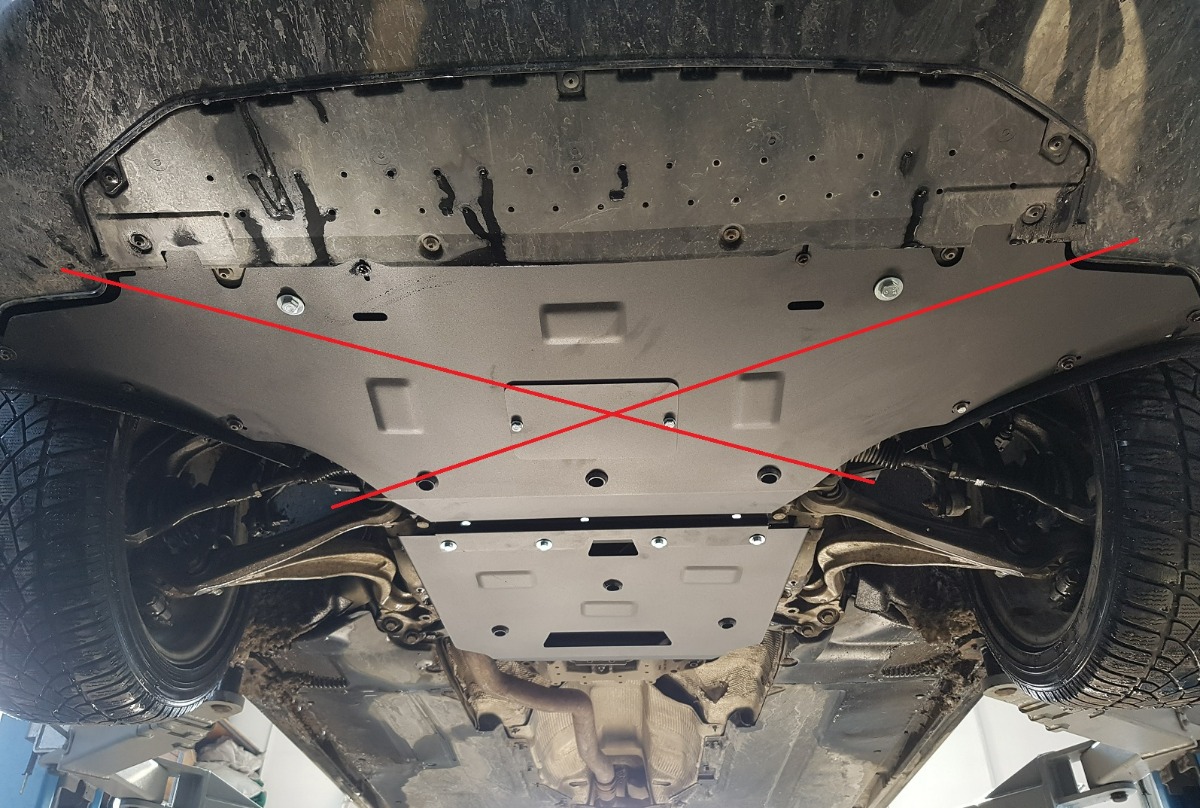 Ocelový kryt převodovky pro Audi A4 4 B8 All Road 2008 - 2014, všechny motory