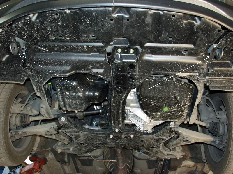 Ocelový kryt olejové vany pro Toyota Corolla -E120/E130 2002 - 2007, všechny motory