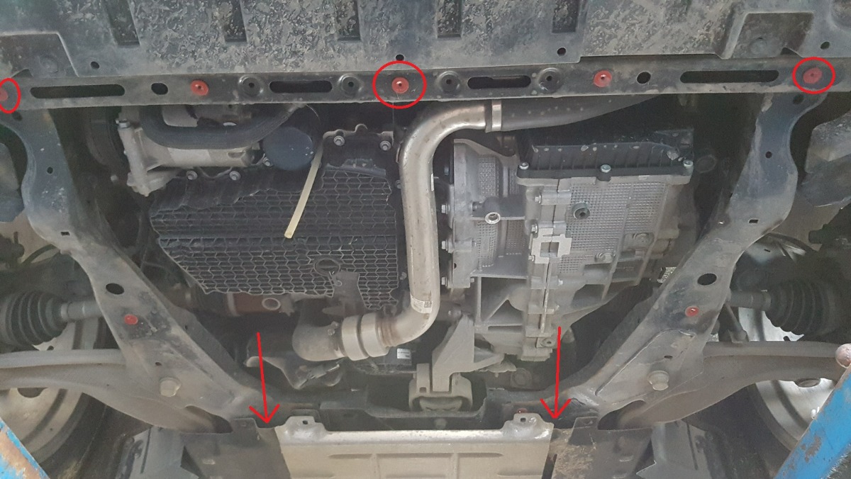 Ocelový kryt olejové vany pro Ford S-Max 2015 - 2026, všechny motory