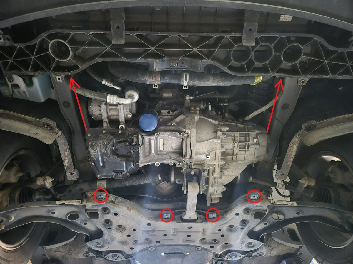 Ocelový kryt olejové vany pro Hyundai Tucson 2015 - 2020, všechny motory