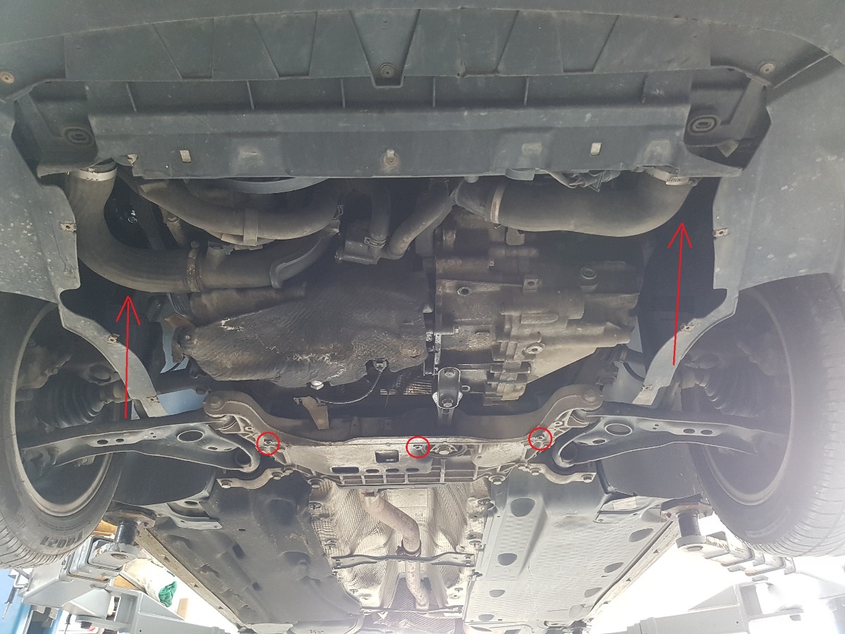 Ocelový kryt olejové vany pro VW Passat B6 2005 - 2014, 2.0 TFSI 4x4, 1,6 Tdi,1.9- 2.0,Tdi,