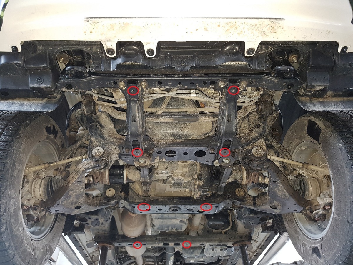 Ocelový kryt chladiče pro Toyota Hilux Invincible 2021 - 2026, všechny motory