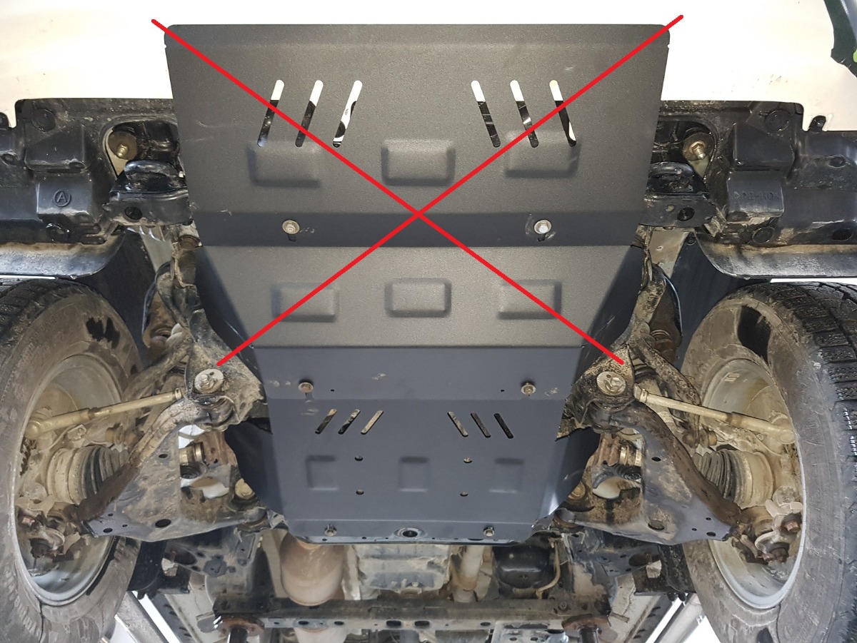 Ocelový kryt olejové vany pro Toyota Hilux Invincible 2021 - 2026, všechny motory