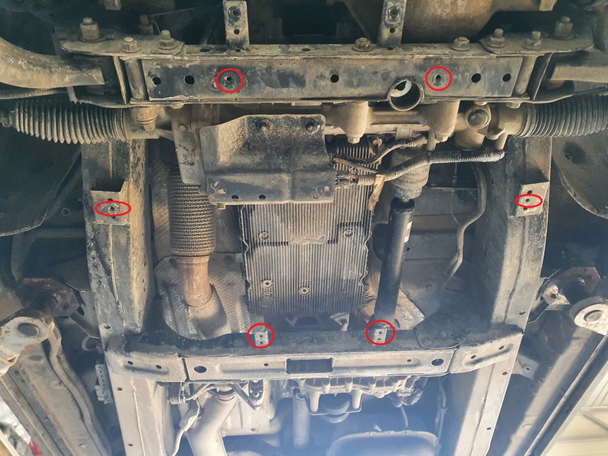 Ocelový kryt převodovky pro SsangYong Rexton 2017 - 2026, všechny motory