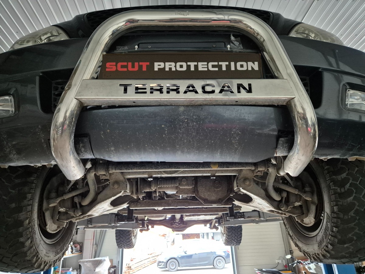 Ocelový kryt převodovky pro Hyundai Terracan 2001 - 2007, všechny motory