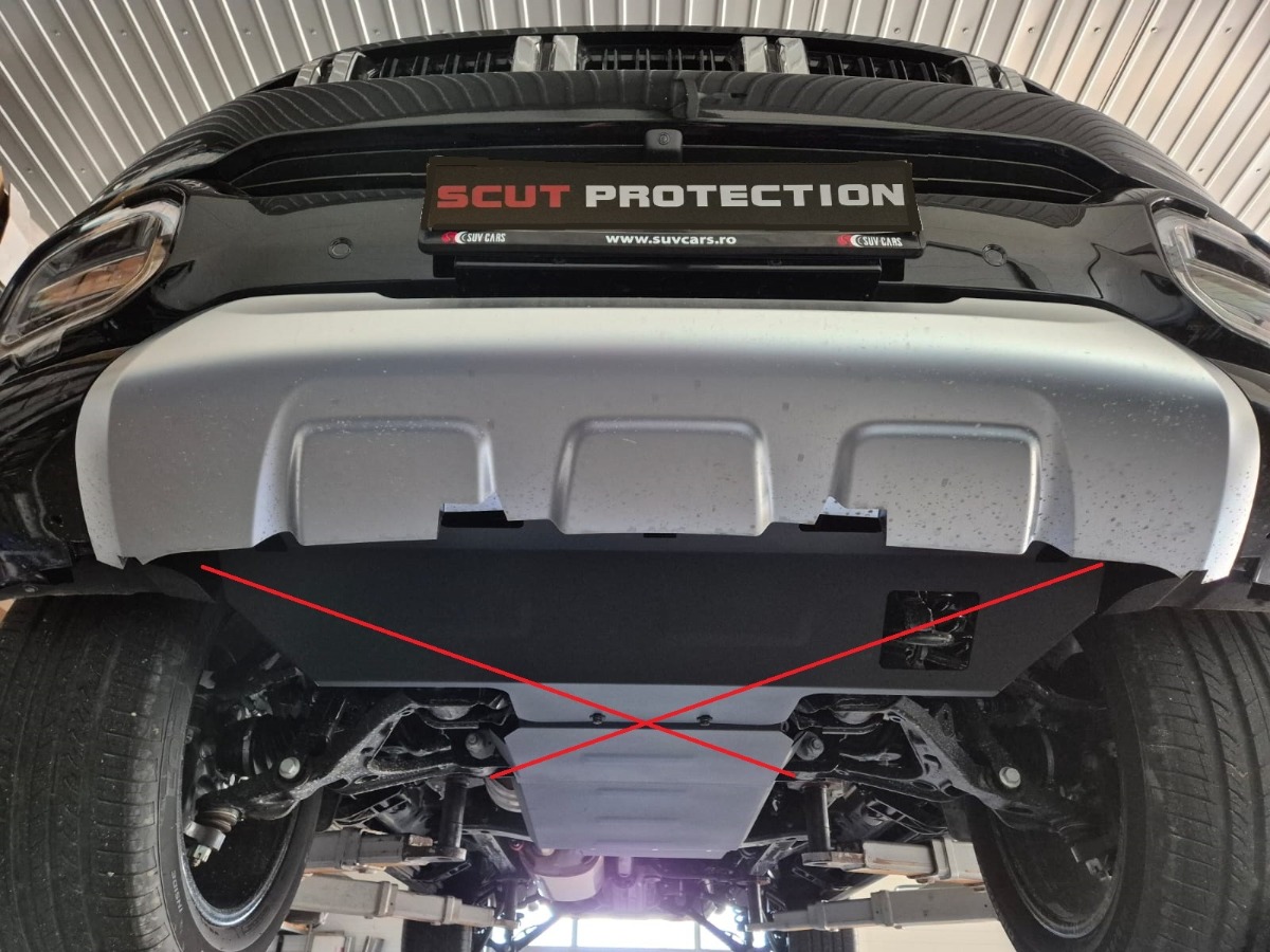 Ocelový kryt převodovky pro Baic Beijing BJ60 2022 - 2026, všechny motory