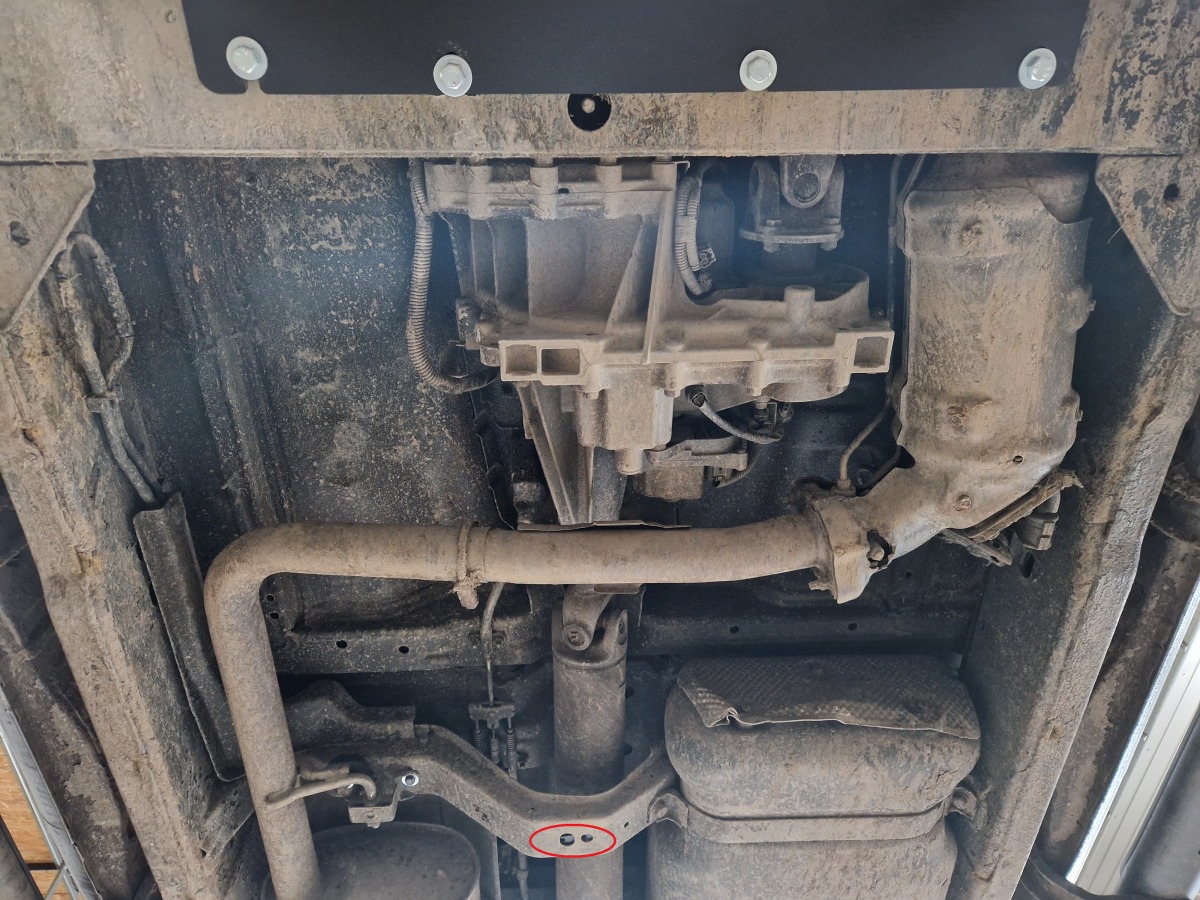 Ocelový kryt převodovky pro Nissan Navara D40 2005 - 2015, všechny motory