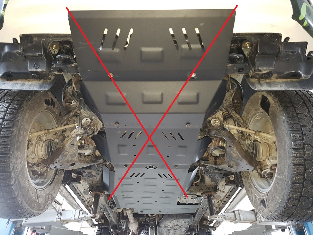 Ocelový kryt diferenciálu pro Toyota Hilux Revo 2016 - 2021, všechny motory