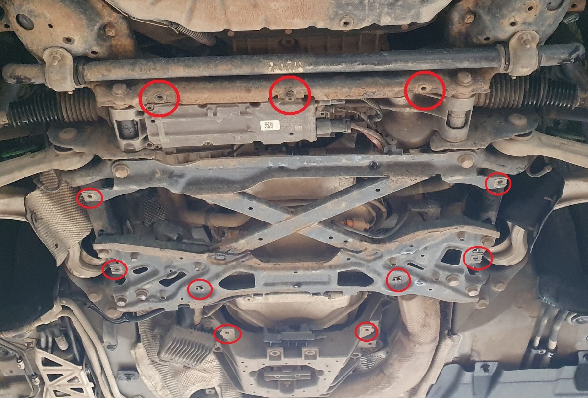 Ocelový kryt převodovky pro Audi A8 2010 - 2017, všechny motory