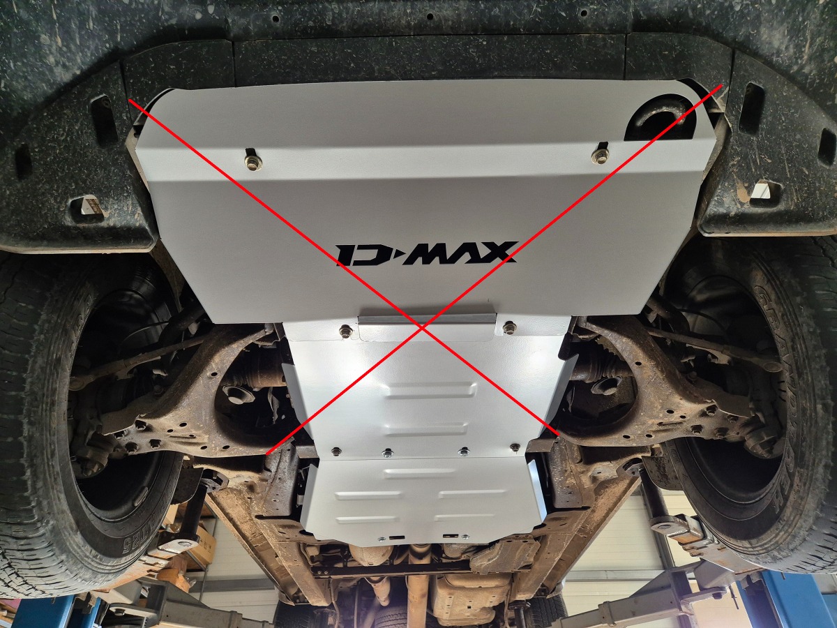 Ocelový kryt převodovky pro Isuzu D-Max 2019 - 2026, všechny motory