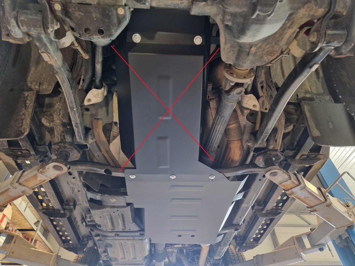 Ocelový kryt převodovky pro Jeep Wrangler - JL 2017 - 2026, všechny motory