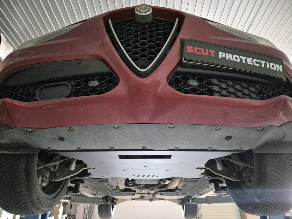 Ocelový kryt olejové vany pro Alfa Romeo Stelvio 2016 - 2026, všechny motory