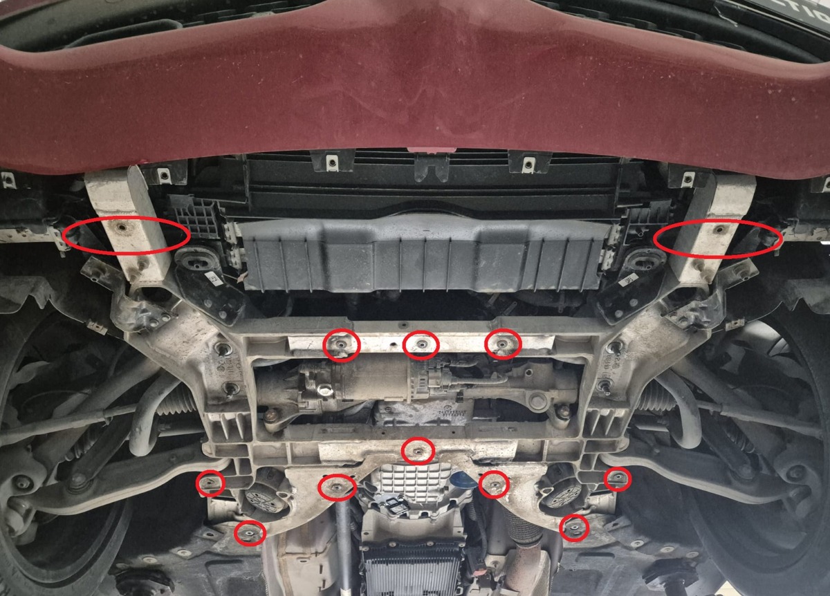 Hliníkový kryt olejové vany pro Alfa Romeo Stelvio 2016 - 2026, všechny motory