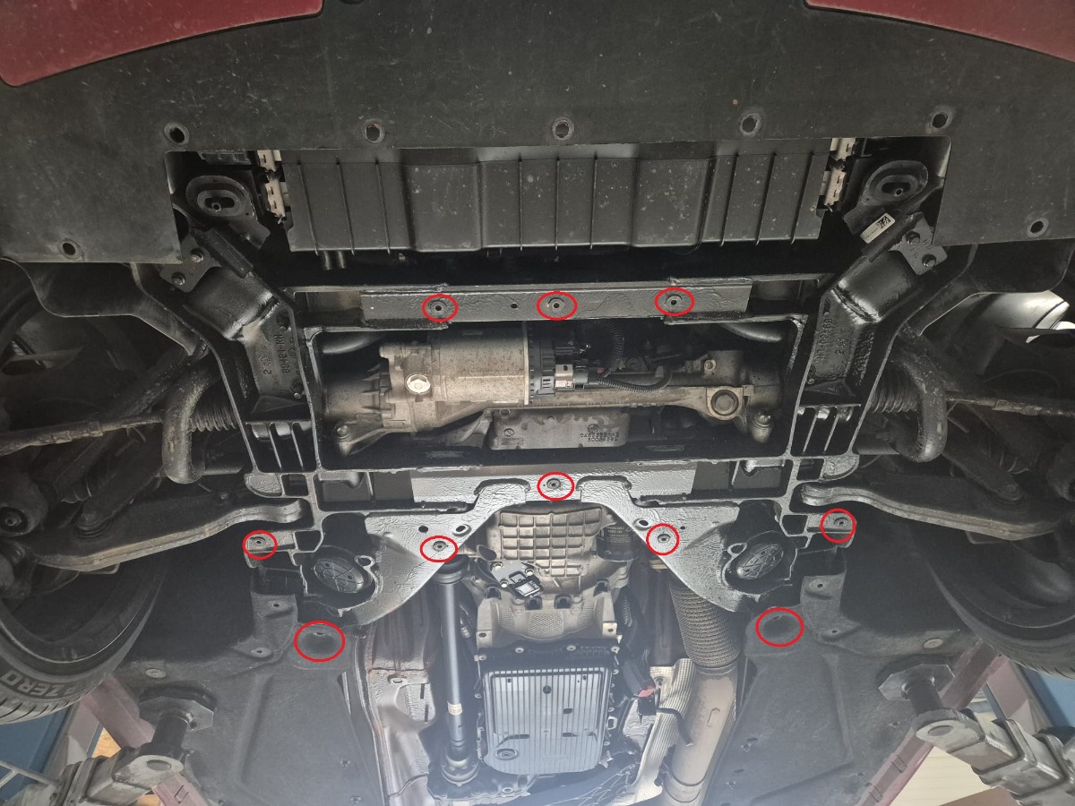 Ocelový kryt olejové vany pro Alfa Romeo Giulia 2015 - 2026, všechny motory