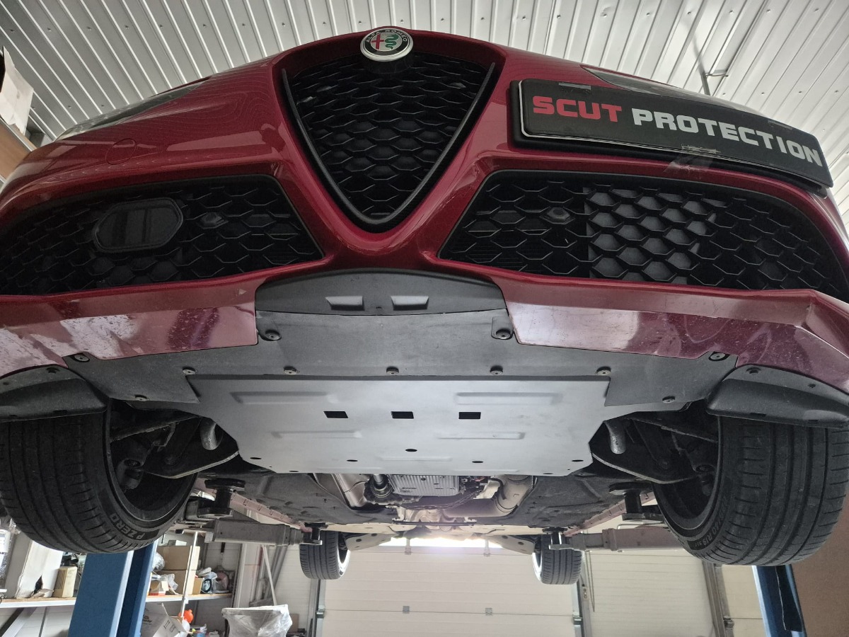 Ocelový kryt olejové vany pro Alfa Romeo Giulia 2015 - 2026, všechny motory