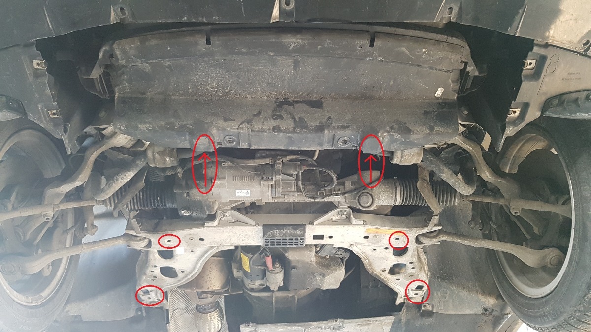 Ocelový kryt olejové vany pro BMW Seria 1 E81/E87/E82 2004 - 2011, všechny motory