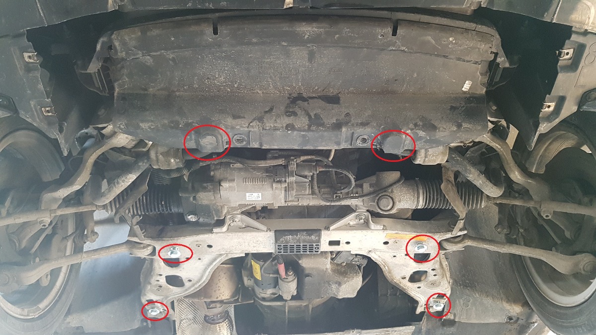 Ocelový kryt olejové vany pro BMW Seria 1 E81/E87/E82 2004 - 2011, všechny motory