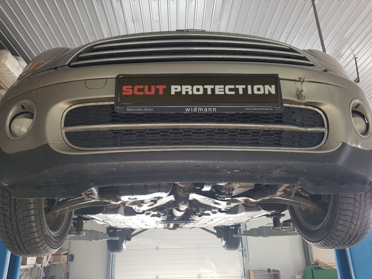 Ocelový kryt olejové vany pro ochranu motoru a převodovky pro Mini Cooper R56 2006 - 2014, všechny motory
