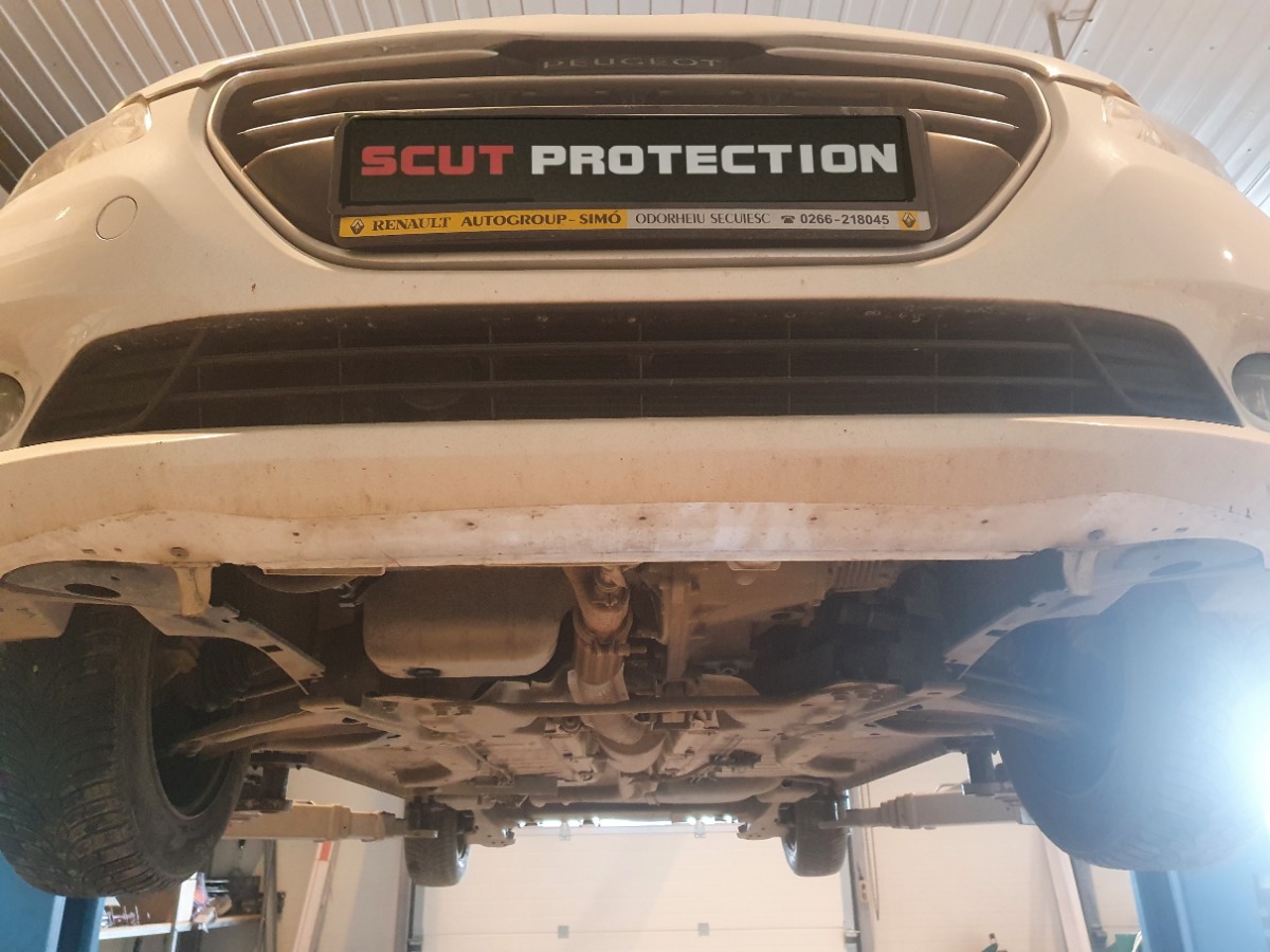 Ocelový kryt olejové vany pro ochranu motoru a převodovky pro Citroen C-Elysee 2012 - 2026, všechny motory