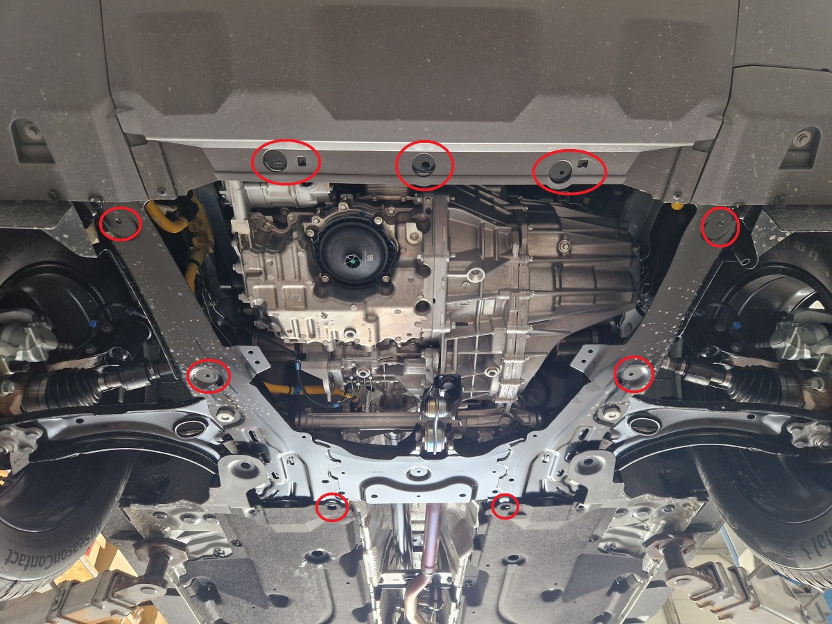 Ocelový kryt pod olejovou nádrž pro Dacia Duster - 4x2 2024 - 2026, všechny motory