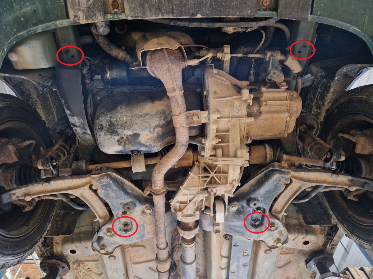 Ocelový kryt olejové vany pro Fiat Panda 4x4 2003 - 2012, všechny motory