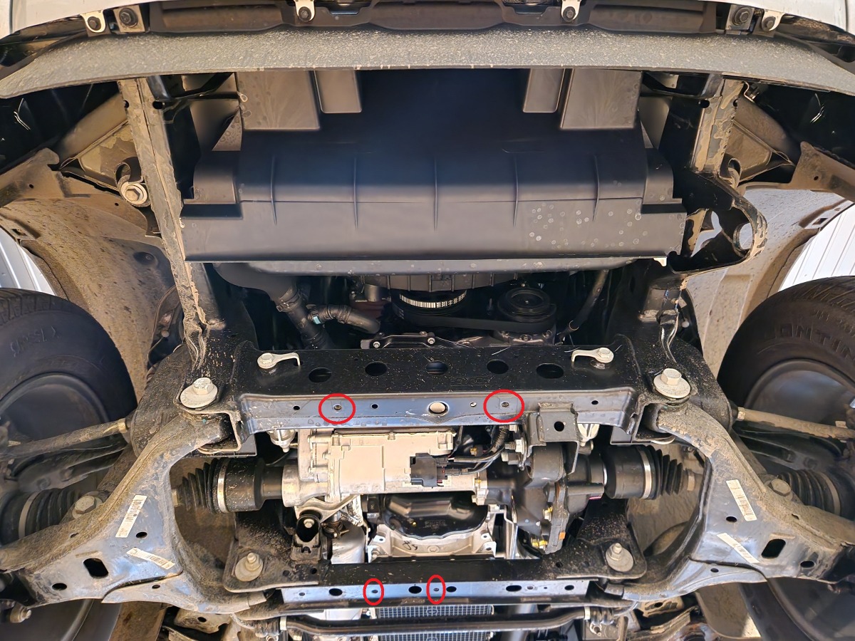 Ocelový kryt olejové vany pro Ford Ranger 2010 - 2023, všechny motory