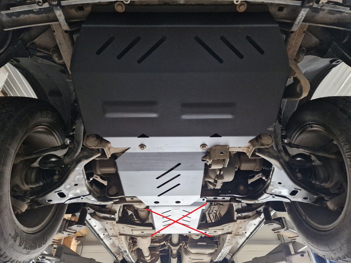 Ocelový kryt olejové vany pro Ford Ranger 2010 - 2023, všechny motory