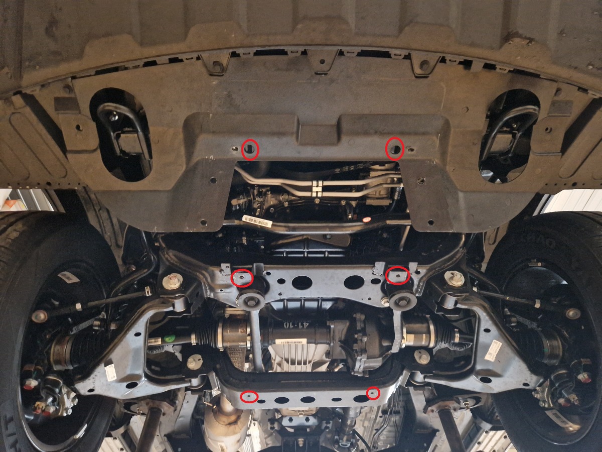 Ocelový kryt olejové vany pro Jac T8 2018 - 2026, všechny motory